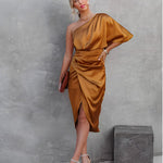 Ally | Elegant Silk Party Dress