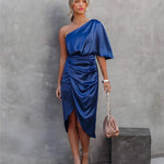 Ally | Elegant Silk Party Dress