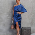 Ally | Elegant Silk Party Dress