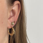 Elegant Stone Stud Earrings