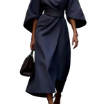 Carla | Elegant Lantern Sleeve Dress