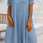 Wisdom | Lightweight Denim-Look Dress
