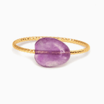 Thin Ring with Colorful Stones