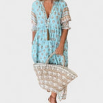 Norah | Boho Button Dress