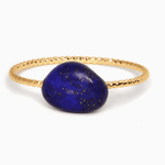 Thin Ring with Colorful Stones