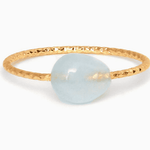 Thin Ring with Colorful Stones