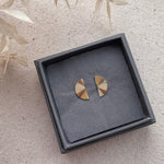 Everyday Gold Sunrise Crescent Studs