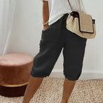 Natasha | Linen Full Shorts
