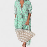 Norah | Boho Button Dress