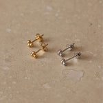 Trio Micro Studs Gold or Silver