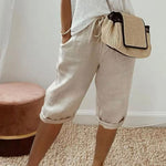 Natasha | Linen Full Shorts