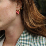 Vintage Almost Round Shape Earrings