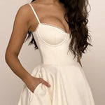 Jade | Delicate Tulle Accent Dress