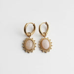 Jolie Earrings Natural Stone Stainless Steel