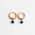 Minimalist Stone Dangle Earrings