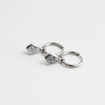 Dana Sleek Oval  Stone Earrings