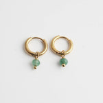 Minimalist Stone Dangle Earrings