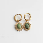 Jolie Earrings Natural Stone Stainless Steel