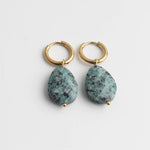 Lieze Elegant Timeless Stone Drop Earrings