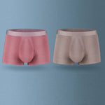 Men's Seamless Trunks with Organic Latex Support Cup