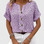 Sabine - Elegant Floral Summer Top