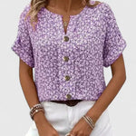 Louanne | Elegant Floral Summer Top