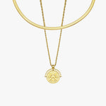 Golden Radiance Necklace Layered Set