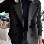 SORELLE™ - Elegant Knit-Sleeve Blazer