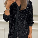 CIARA™ - Shimmer Sequin Shirt