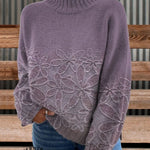 Vintage Style Floral Art Print Casual  Sweatshirt