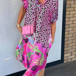 Nyla | Relaxed Leopard Print Dress