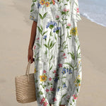 Royalty | Vintage Floral Casual Flowing Dress