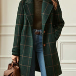 Evelyn | Classic Plaid Wool Coat