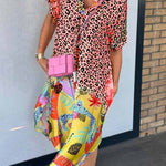 Nyla | Relaxed Leopard Print Dress