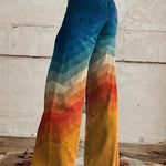 Jessa | Elegant Retro Zigzag Pants