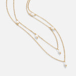 Kay Pearl Drop Layered Necklace