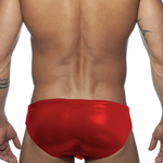 Men's Solid Color Sponge Pad Swim Briefs