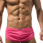 Men's Side Split  Boxers With Support Pouch