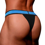 Men's Sexy Butt-Lifting Sporty U-Pouch Large Thong & Strings