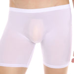 Men's Breathable Silky Seamless Boxer Briefs