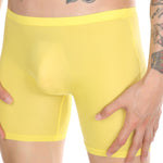Men's Breathable Silky Seamless Boxer Briefs