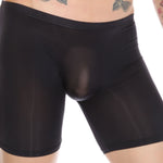 Men's Breathable Silky Seamless Boxer Briefs