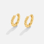 Gold Twist Earrings