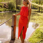 Rhea | Summer Midi Dress
