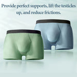 Men's Cooling Separate Pouch Boxer Briefs Dual Pouch Underwear