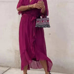 Monroe | Elegant Flowing Luxe Chiffon Dress