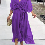 Monroe | Elegant Flowing Luxe Chiffon Dress