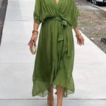 Monroe | Elegant Flowing Luxe Chiffon Dress