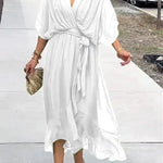 Monroe | Elegant Flowing Luxe Chiffon Dress