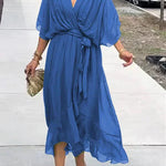 Monroe | Elegant Flowing Luxe Chiffon Dress